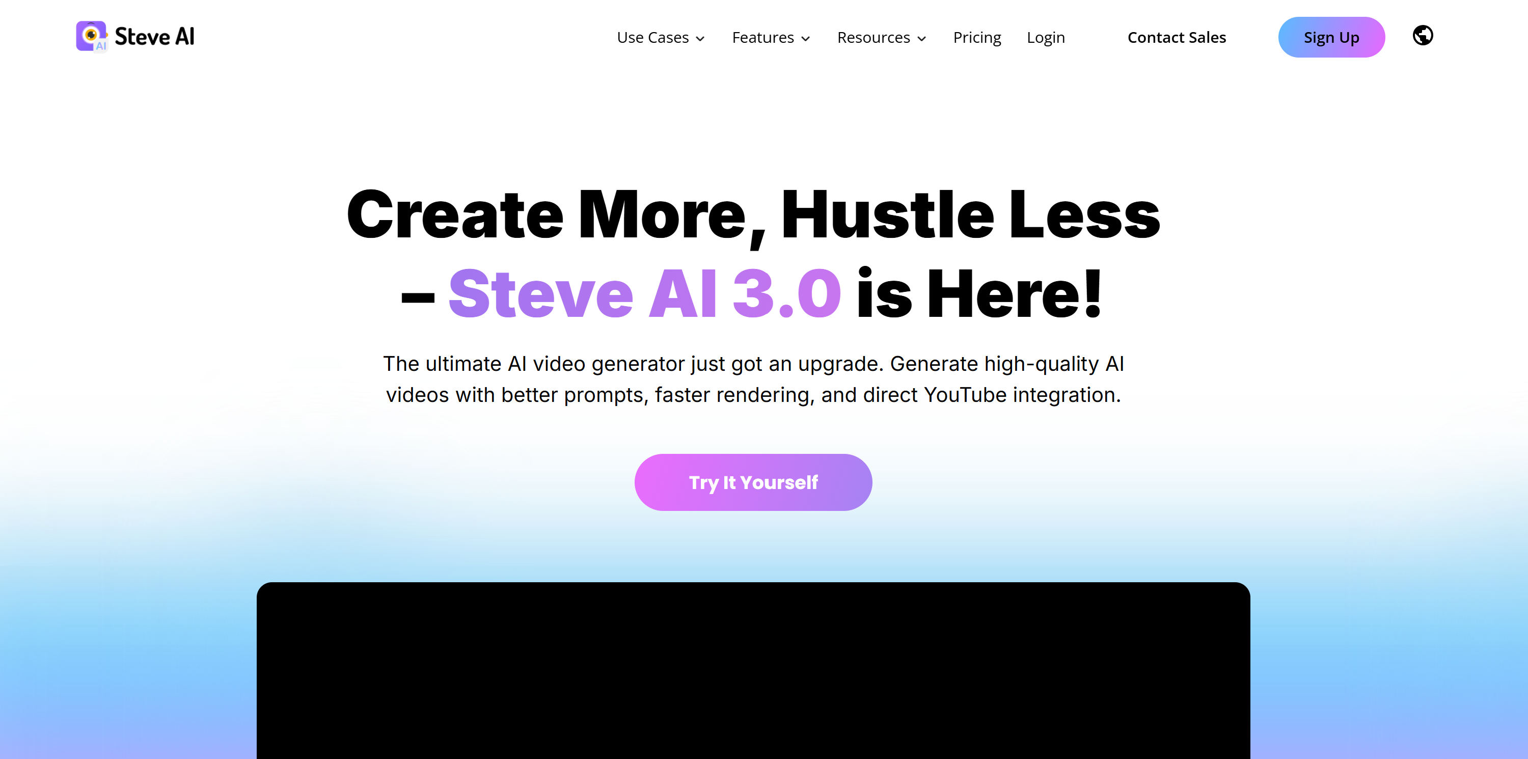 Steve AI interface
