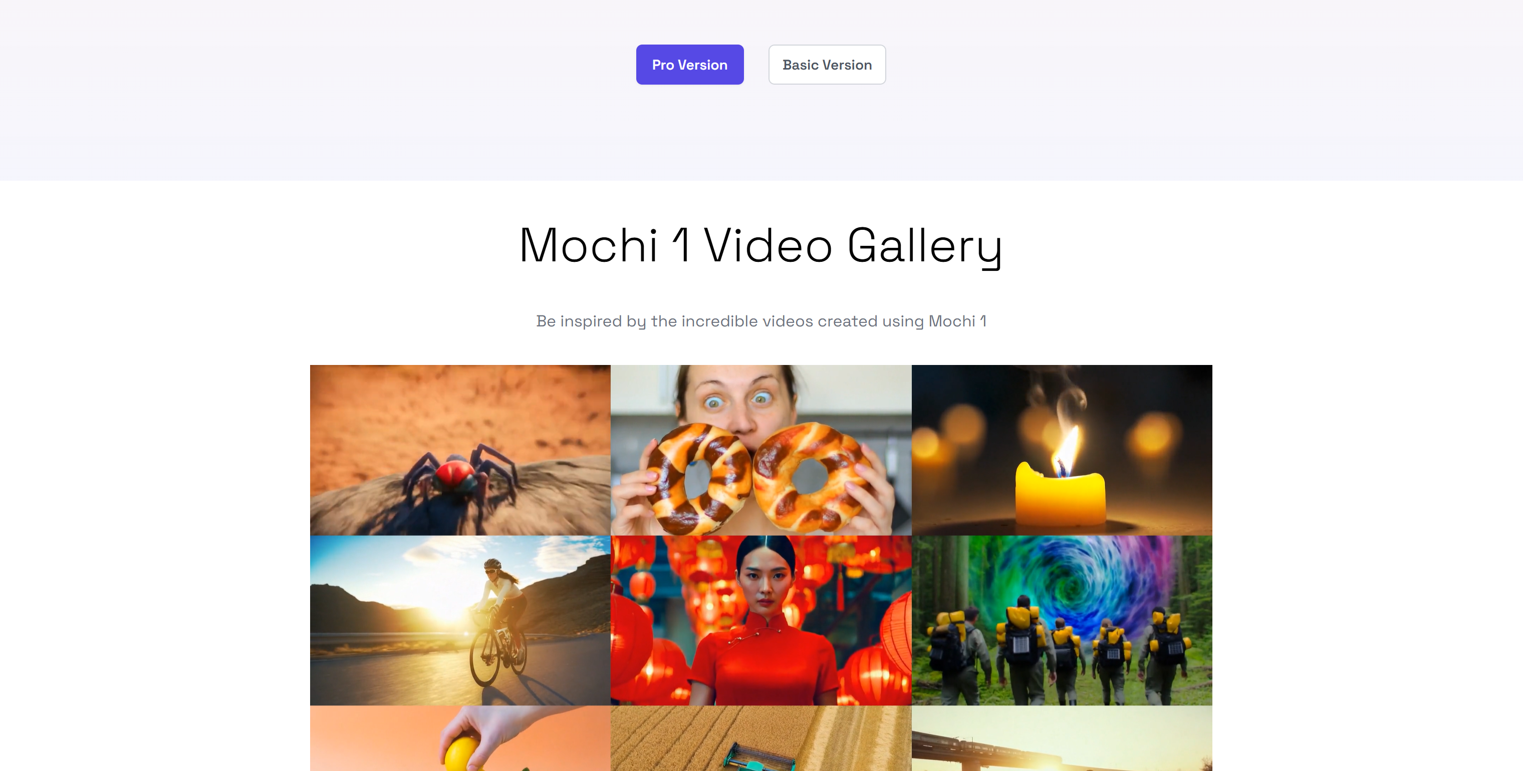 Mochi by Genmo: Open-Source AI Video Generation with Creativ interface