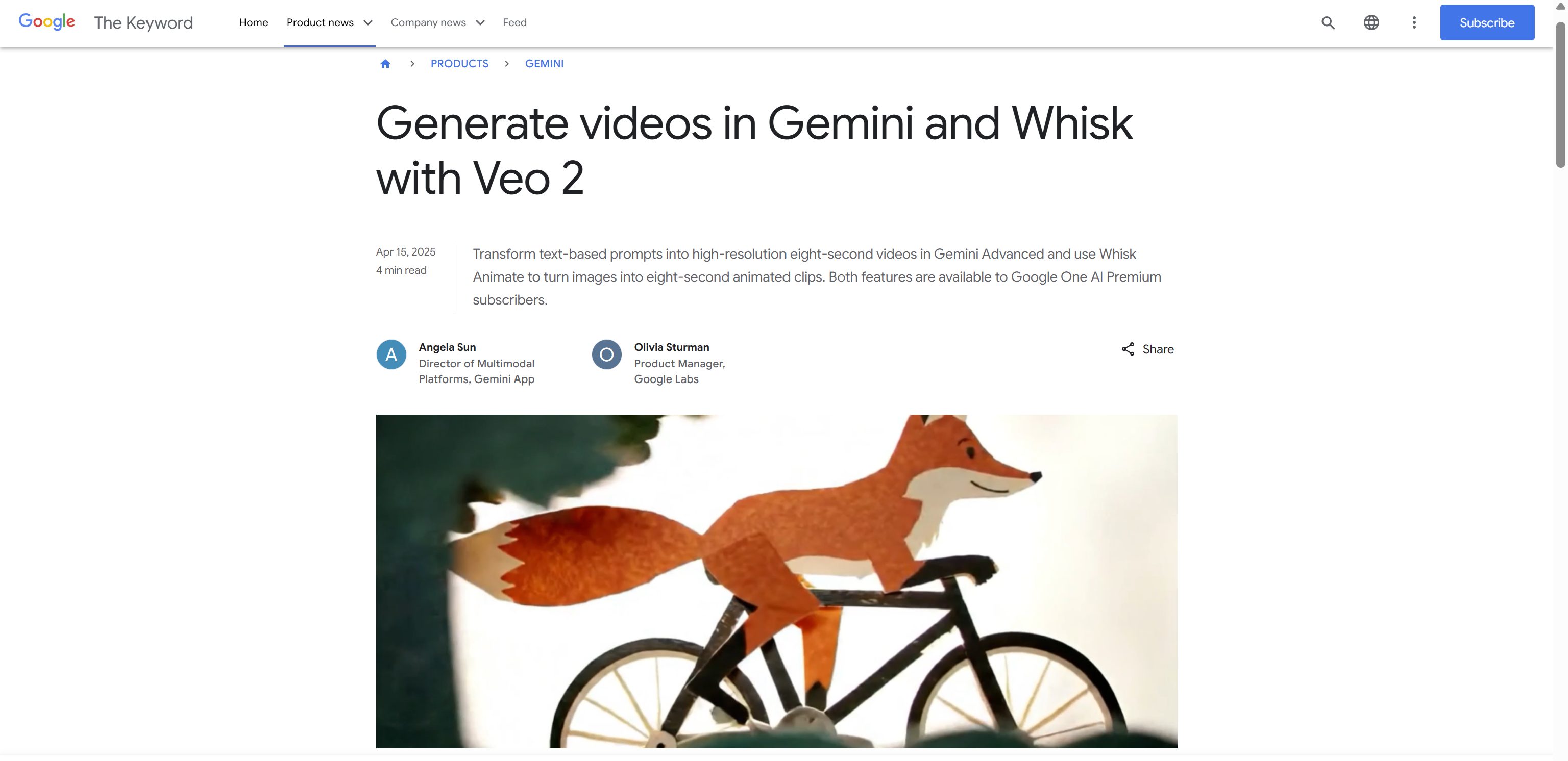 Whisk Animate: AI-Powered Image Animation for Effortless Soc interface